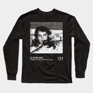 Clearlake / Minimalist Graphic Design Fan Artwork Long Sleeve T-Shirt